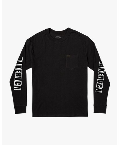 RVCA(ルーカ)の「RVCA メンズ RANSOM LS ロングスリーブTシャツ【2020年秋冬モデル】/ルーカ長袖袖プリントロンT(Tシャツ/カットソー・メンズ・ブラック/レッド・MEDIUM/LARGE)」の1枚目の写真