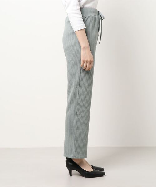 IENA（イエナ）の「《追加》ランダムリブカットパンツ◆（その他パンツ・レディース・ライトグレー/ネイビー/ブラック・38/36）」の4枚目の写真