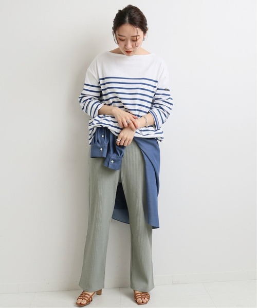 IENA（イエナ）の「《追加》ランダムリブカットパンツ◆（その他パンツ・レディース・ライトグレー/ネイビー/ブラック・38/36）」の20枚目の写真