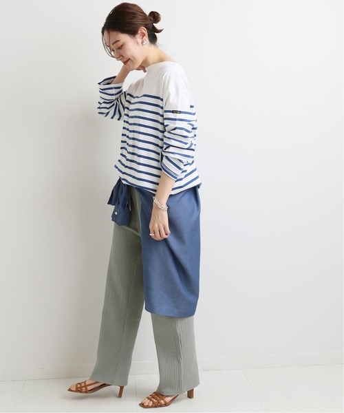 IENA（イエナ）の「《追加》ランダムリブカットパンツ◆（その他パンツ・レディース・ライトグレー/ネイビー/ブラック・38/36）」の15枚目の写真