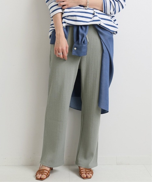 IENA（イエナ）の「《追加》ランダムリブカットパンツ◆（その他パンツ・レディース・ライトグレー/ネイビー/ブラック・38/36）」の21枚目の写真