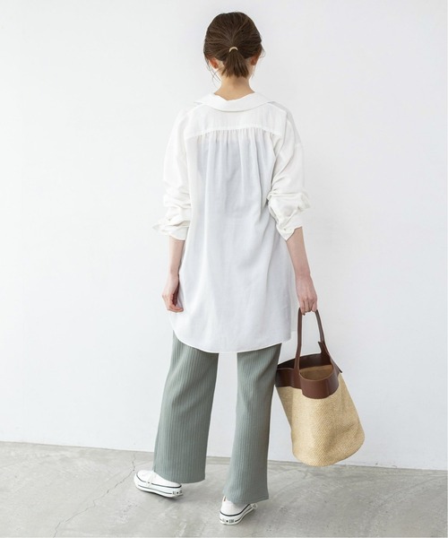 IENA（イエナ）の「《追加》ランダムリブカットパンツ◆（その他パンツ・レディース・ライトグレー/ネイビー/ブラック・38/36）」の18枚目の写真