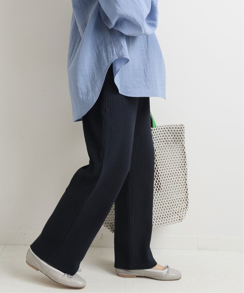 IENA（イエナ）の「《追加》ランダムリブカットパンツ◆（その他パンツ・レディース・ライトグレー/ネイビー/ブラック・38/36）」の10枚目の写真