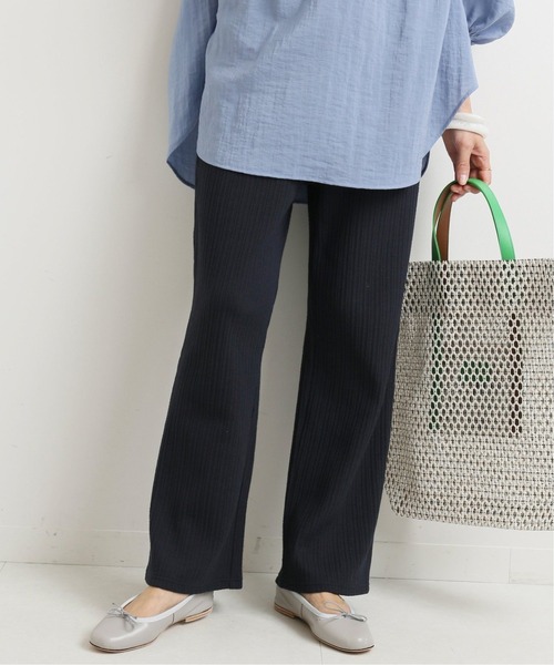 IENA（イエナ）の「《追加》ランダムリブカットパンツ◆（その他パンツ・レディース・ライトグレー/ネイビー/ブラック・38/36）」の22枚目の写真