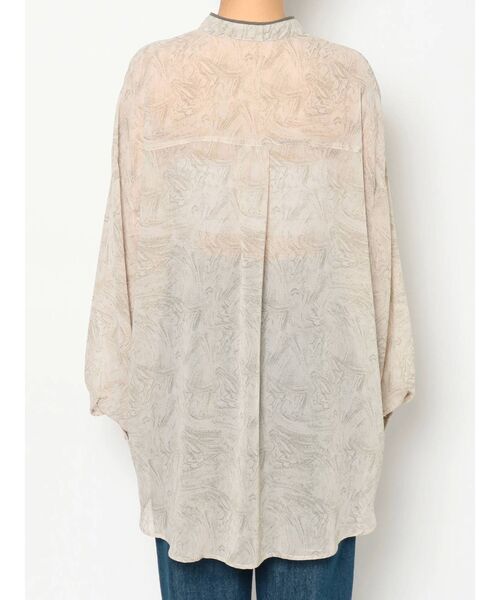 COTORICA（コトリカ）の「マーブル柄スタンドカラーパイピングシャツ（シャツ/ブラウス・レディース・ライトグレー/ローズ/ライトグリーン・FREE）」の21枚目の写真