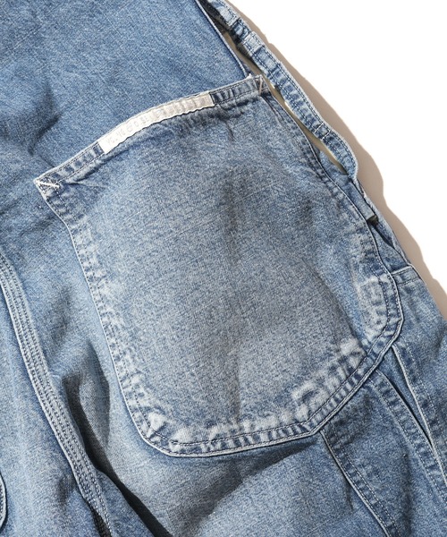 YOUNG&OLSEN The DRYGOODS STORE（ヤングアンドオルセン）の「YOUNG & OLSEN/ヤングアンドオルセン CLASSIC OVERALL オーバーオール/サロペット（サロペット/オーバーオール・レディース・インディゴブルー・1）」の20枚目の写真