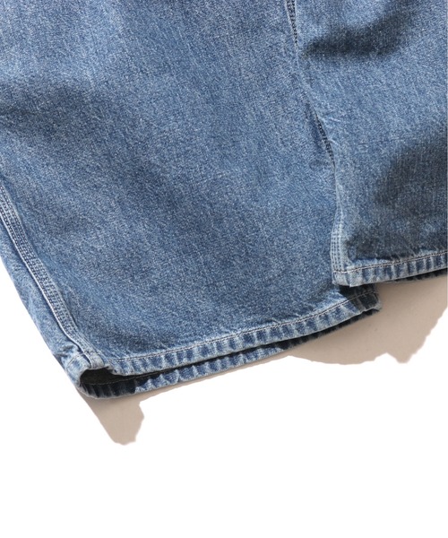 YOUNG&OLSEN The DRYGOODS STORE（ヤングアンドオルセン）の「YOUNG & OLSEN/ヤングアンドオルセン CLASSIC OVERALL オーバーオール/サロペット（サロペット/オーバーオール・レディース・インディゴブルー・1）」の18枚目の写真