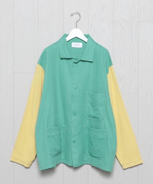 H　BEAUTY&YOUTH UNITED ARROWS（エイチビューティーアンドユースユナイテッドアローズ）の「＜UNUSED＞BICOLOR COACH JACKET/ジャケット.（ブルゾン・メンズ・ケリー/ロイヤルブルー・3/2）」の2枚目の写真