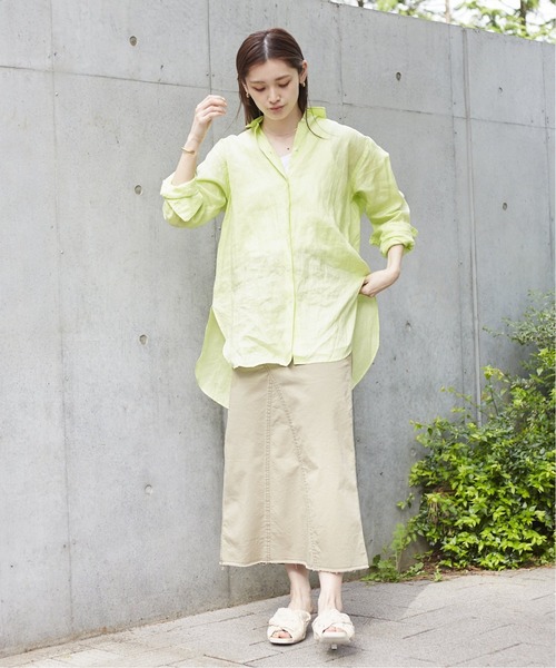 FRAMeWORK（フレームワーク）の「FRENCH LINEN ビッグシャツ