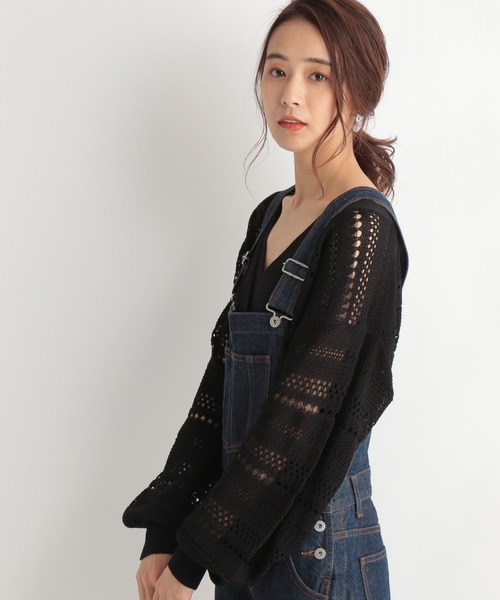 Andemiu(アンデミュウ)の「【パーソナルカラー診断/UVカット】myカラーニットカーディガン947123(ニット/セーター・レディース・ブラック/ブラウン/イエロー/ブルー・FREE)」の2枚目の写真