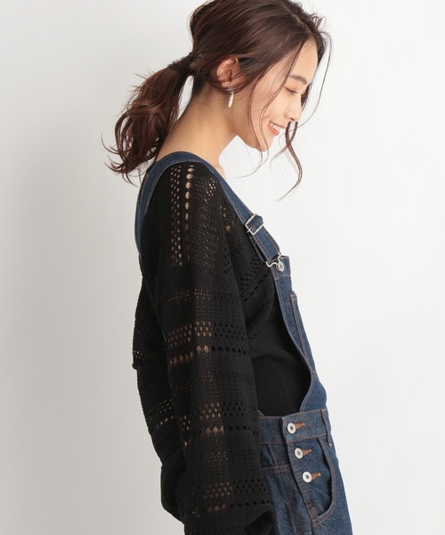 Andemiu(アンデミュウ)の「【パーソナルカラー診断/UVカット】myカラーニットカーディガン947123(ニット/セーター・レディース・ブラック/ブラウン/イエロー/ブルー・FREE)」の5枚目の写真