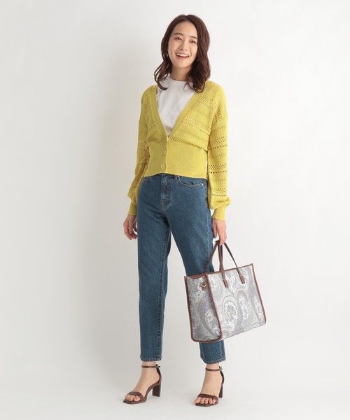 Andemiu(アンデミュウ)の「【パーソナルカラー診断/UVカット】myカラーニットカーディガン947123(ニット/セーター・レディース・ブラック/ブラウン/イエロー/ブルー・FREE)」の11枚目の写真