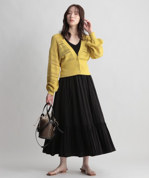 Andemiu(アンデミュウ)の「【パーソナルカラー診断/UVカット】myカラーニットカーディガン947123(ニット/セーター・レディース・ブラック/ブラウン/イエロー/ブルー・FREE)」の17枚目の写真