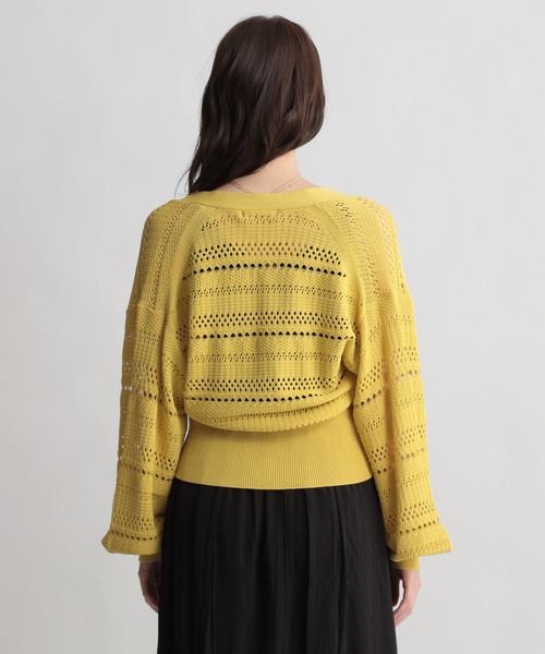 Andemiu(アンデミュウ)の「【パーソナルカラー診断/UVカット】myカラーニットカーディガン947123(ニット/セーター・レディース・ブラック/ブラウン/イエロー/ブルー・FREE)」の21枚目の写真