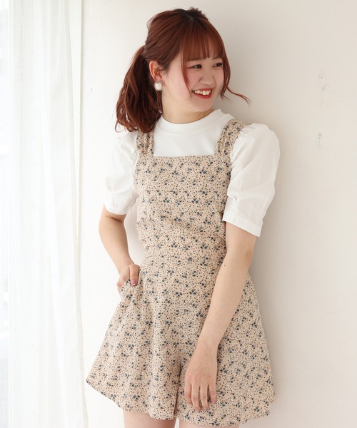 one after another NICE CLAUP(ワンアフターアナザーナイスクラップ)の「【WEB限定】バックリボンミニサロペット(サロペット/オーバーオール・レディース・ブラック/ブラック系その他/ベージュ系その他/チェック・FREE)」の20枚目の写真