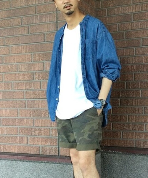 GAP(ギャップ)の「長袖リラックスシャツ --(シャツ/ブラウス・メンズ・ライトインディゴブルー・M/L/XS/S/XL)」の1枚目の写真