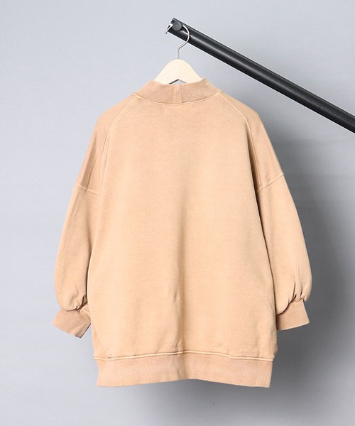 SAYAKADAVIS(サヤカディヴィス)の「【 SAYAKA DAVIS / サヤカデイヴィス 】 Mock Neck Sweatshirt モックネックスウェット(スウェット・レディース・タン/アイボリー・SMALL)」の20枚目の写真