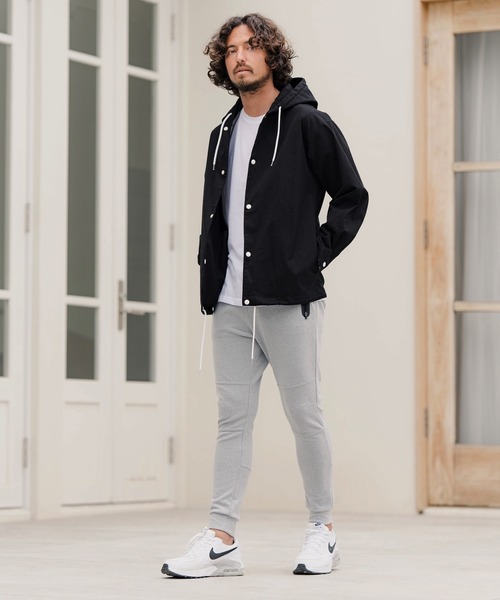 CAMBIO(カンビオ)の「ms4703-Herringbone Hooded Long Sleeve Dot Button Shirts シャツ(シャツ/ブラウス・メンズ・ブラウン/ブラック/キナリ/オリーブ・S/M/L)」の15枚目の写真