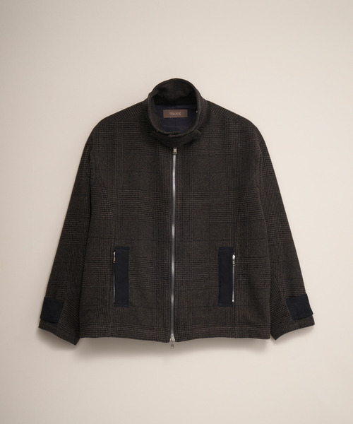 TROVE（トローヴ）の「TROVE 2021AW / SKYE BLOUSON / 65BLS01（ブルゾン・メンズ・ダークブラウン/グレイッシュベージュ・1/3/2）」の3枚目の写真