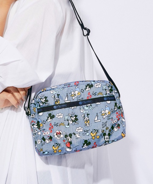 21 Summer Lesportsac Mickey Friends Collection Daniella Crossbody ミッキードゥードゥル ショルダーバッグ Lesportsac レスポートサック のファッション通販 Zozotown