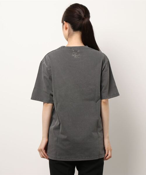 one way（ワンウェイ）の「【oneway Jeans】ピグメント刺繍Tシャツ（Tシャツ/カットソー・レディース・ホワイト/ライトブルー/ブラック/ライトブラウン/ライトイエロー・FREE）」の6枚目の写真