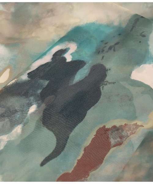 ANAP（アナップ）の「ニュアンスパターンオーバーサイズシャツ（シャツ/ブラウス・レディース・ベージュ/グリーン・FREE）」の13枚目の写真