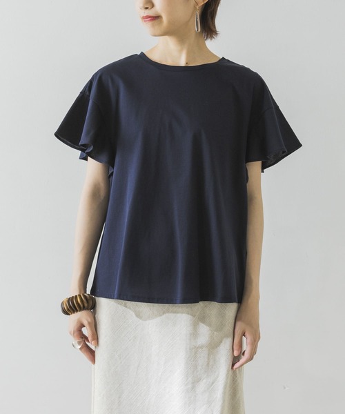 URBAN RESEARCH（アーバンリサーチ）の「袖フリルカットソー（Tシャツ