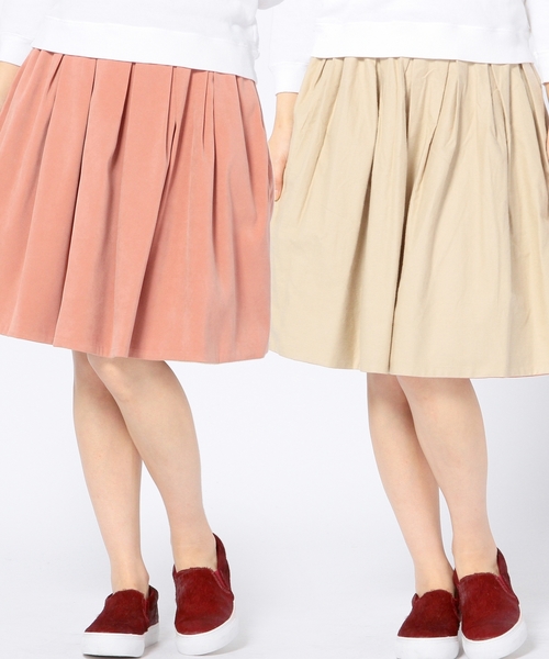 Another Edition（アナザーエディション）の「リバーシブルスカート2/AE リバーシブル SK Ⅱ◆（スカート・レディース・ピンク/オリーブ/ネイビー・フリー）」の3枚目の写真