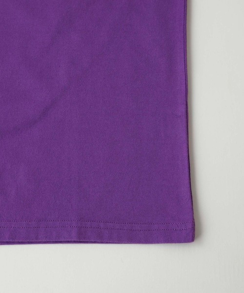 X-girl（エックスガール）の「T.P.S.W L/S TEE（Tシャツ/カットソー・レディース・パープル/ブラック/ホワイト・L/M/XL/S）」の7枚目の写真