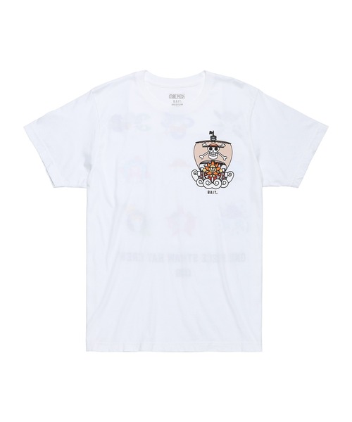 BAIT（ベイト）の「BAIT ONEPIECE ワンピース STRAWHAT SKULLS TEE 215-OPC-TEE-003（Tシャツ/カットソー・メンズ・ホワイト・LARGE/XX-LARGE/MEDIUM/X-LARGE）」の5枚目の写真