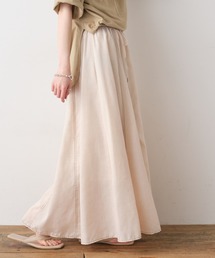 CIAOPANIC TYPY | 麻混ダブルステッチフレアスカート(スカート)