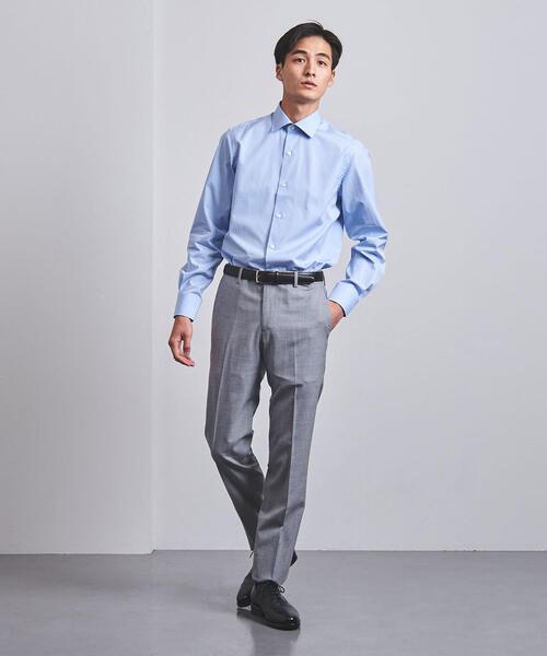 UNITED ARROWS（ユナイテッドアローズ）の「＜UNITED ARROWS＞ トーマスメイソン ブロード セミワイドカラー（シャツ/ブラウス・メンズ・ホワイト/ライトブルー・40cm/41cm/42cm/43cm/37cm/38cm/36cm/39cm）」の8枚目の写真