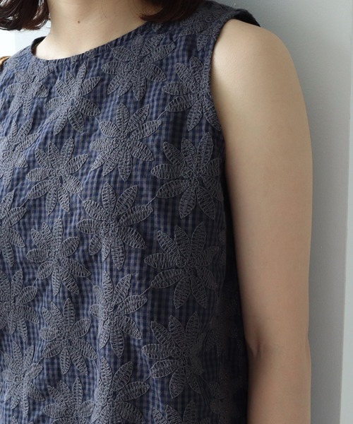 bulle de savon（ビュルデサボン）の「gingham×flower