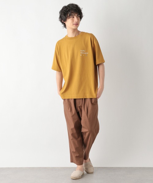 GLOBAL WORK（グローバルワーク）の「DRYヘビーウェイトプリントＴ/956254（Tシャツ/カットソー・メンズ・イエロー/ネイビー/ホワイト・MEDIUM/X-LARGE/LARGE/SMALL）」の7枚目の写真