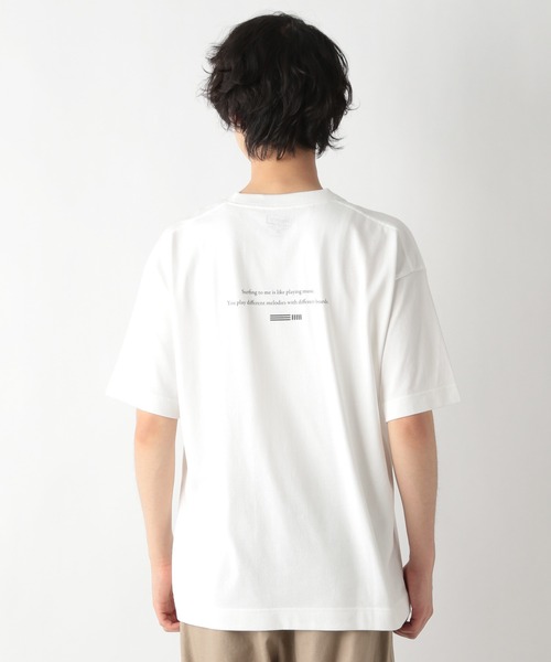 GLOBAL WORK（グローバルワーク）の「DRYヘビーウェイトプリントＴ/956254（Tシャツ/カットソー・メンズ・イエロー/ネイビー/ホワイト・MEDIUM/X-LARGE/LARGE/SMALL）」の12枚目の写真