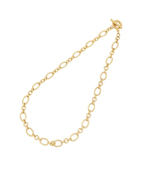 MADEMOISELLE ROPE'（マドモアゼル ロペ）の「ボリュームチェーンネックレス（ネックレス・レディース・ゴールド・FREE）」の4枚目の写真