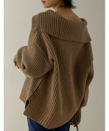 Re:EDIT | [神山まりあさん着用]セーラーカラーリサイクルニットプルオーバー(ニット/セーター)