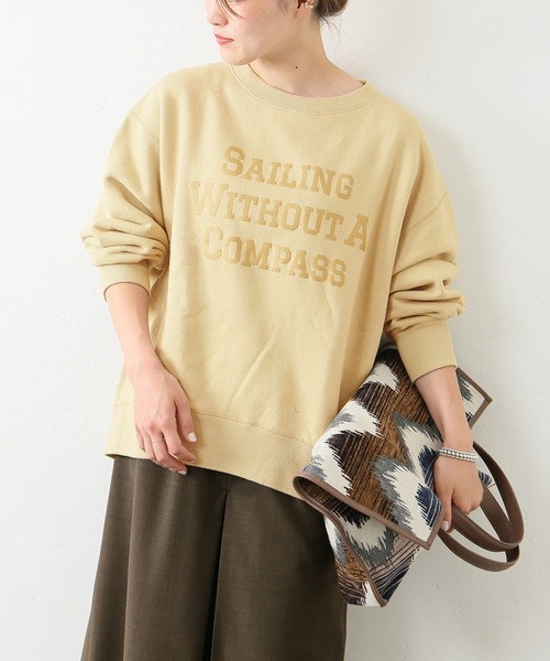 JOURNAL STANDARD(ジャーナルスタンダード)の「スウェットロゴプリント◆(スウェット・レディース・ブラック/ベージュ/ブルー・FREE)」の2枚目の写真