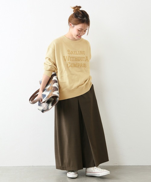 JOURNAL STANDARD(ジャーナルスタンダード)の「スウェットロゴプリント◆(スウェット・レディース・ブラック/ベージュ/ブルー・FREE)」の6枚目の写真