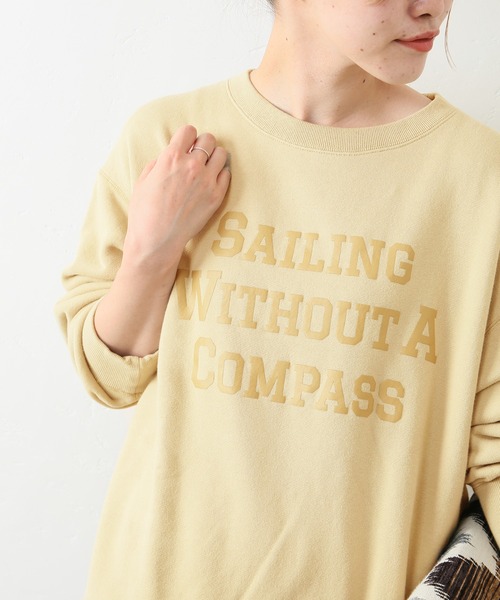 JOURNAL STANDARD(ジャーナルスタンダード)の「スウェットロゴプリント◆(スウェット・レディース・ブラック/ベージュ/ブルー・FREE)」の8枚目の写真