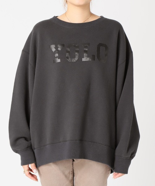 JOURNAL STANDARD(ジャーナルスタンダード)の「スウェットロゴプリント◆(スウェット・レディース・ブラック/ベージュ/ブルー・FREE)」の19枚目の写真