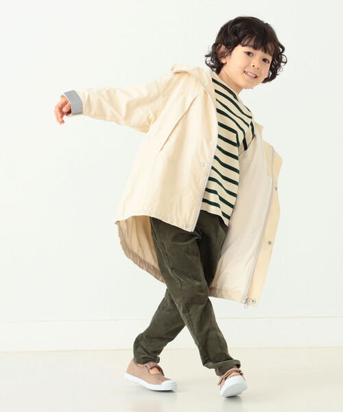 B:MING by BEAMS（ビーミングバイビームス）の「B:MING by BEAMS / マウンテン モッズ ブルゾン（100~140cm）（モッズコート・キッズ・オフホワイト/ブラック・100/110/120/130/140）」の18枚目の写真