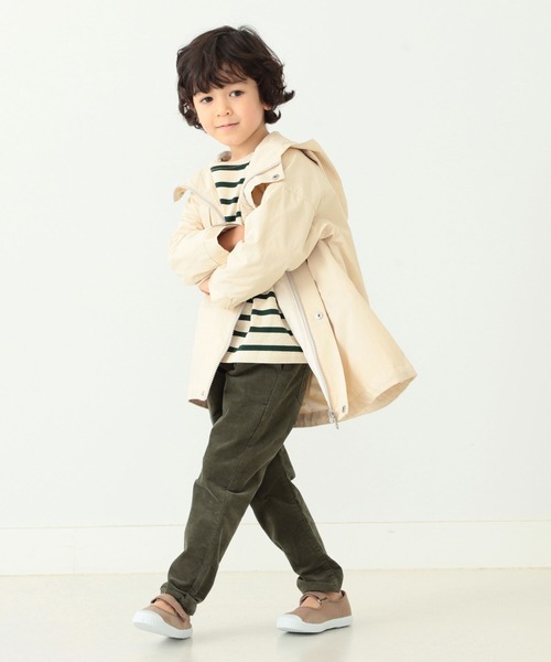 B:MING by BEAMS（ビーミングバイビームス）の「B:MING by BEAMS / マウンテン モッズ ブルゾン（100~140cm）（モッズコート・キッズ・オフホワイト/ブラック・100/110/120/130/140）」の9枚目の写真