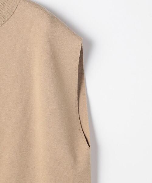 green label relaxing(グリーンレーベルリラクシング)の「C/W スムース ハイネック ニット ベスト -ウォッシャブル-(ベスト・レディース・ブラック/ベージュ/ケリー・FREE)」の22枚目の写真