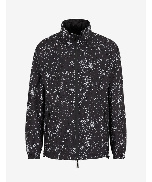 A|Xアルマーニエクスチェンジポロック柄ハーフジップポリエステルライトジャケット A|Xアルマーニエクスチェンジポロック柄ハーフジップポリエステル