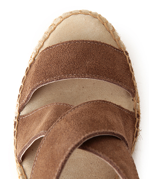 Ray BEAMS（レイビームス）の「CALZANOR / クロスベルト ジュート サンダル（サンダル・レディース・ブラック/グレイッシュベージュ・39/35/38/36/37）」の10枚目の写真