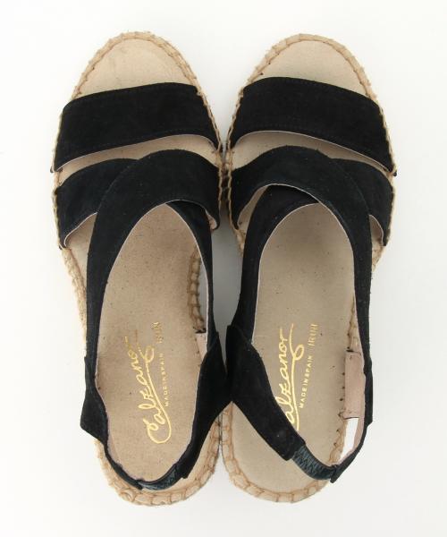 Ray BEAMS（レイビームス）の「CALZANOR / クロスベルト ジュート サンダル（サンダル・レディース・ブラック/グレイッシュベージュ・39/35/38/36/37）」の15枚目の写真