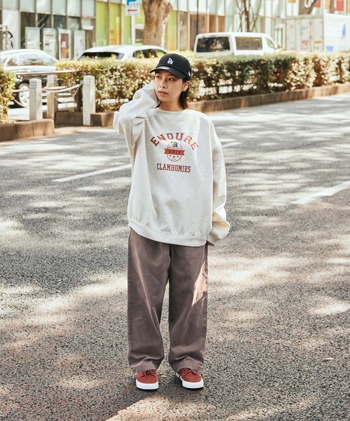 SPOC STORE（スポックストア）の「【SPOC STORE】ウォッシュ加工 ライトダックパンツ（その他パンツ・メンズ・パープル/ブラウン・S/M/L）」の10枚目の写真