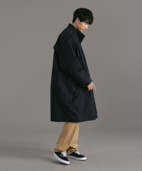 DELUXE(デラックス)の「D65- INKFISH(ノーカラーコート・メンズ・ブラック/オリーブ・S/M/L)」の15枚目の写真