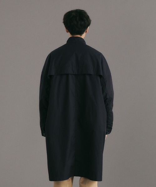 DELUXE(デラックス)の「D65- INKFISH(ノーカラーコート・メンズ・ブラック/オリーブ・S/M/L)」の11枚目の写真